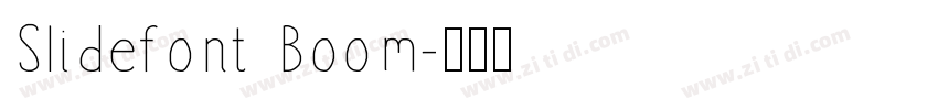 Slidefont Boom字体转换
